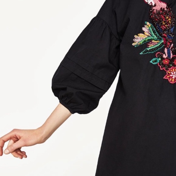 Zara Beaded Embroidered One Piece Small - Picture 17 of 17